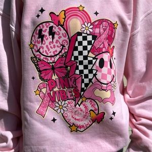 Pink Vibe Tie Dye Sweatshirt